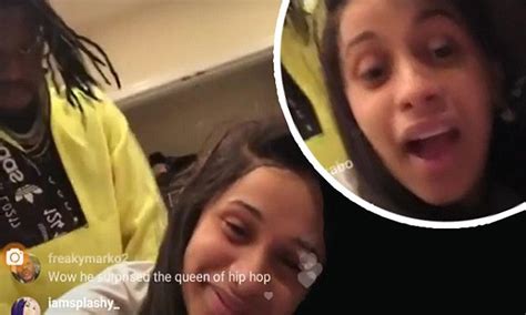 Cardi B Leaks Fake Sex Tape on Instagram Live After Offset。